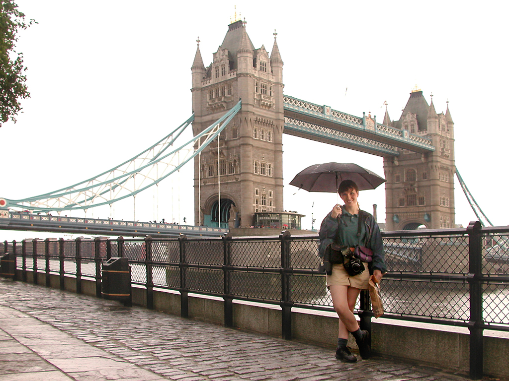 At Tower Bridge...