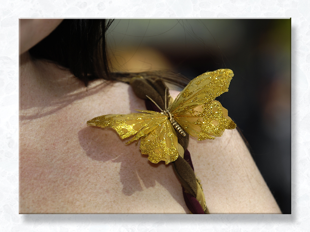 Butterfly On the Strap...