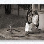 Harpist in Calm Light...