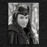 Sweetie in B&W at Sherwood Faire...