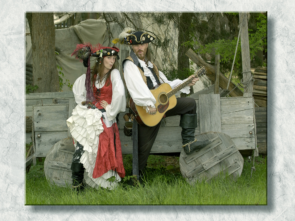 Pirate Shanty Man and Bonny Lass...