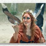 Fox Faerie Plays With Magic Orbs...