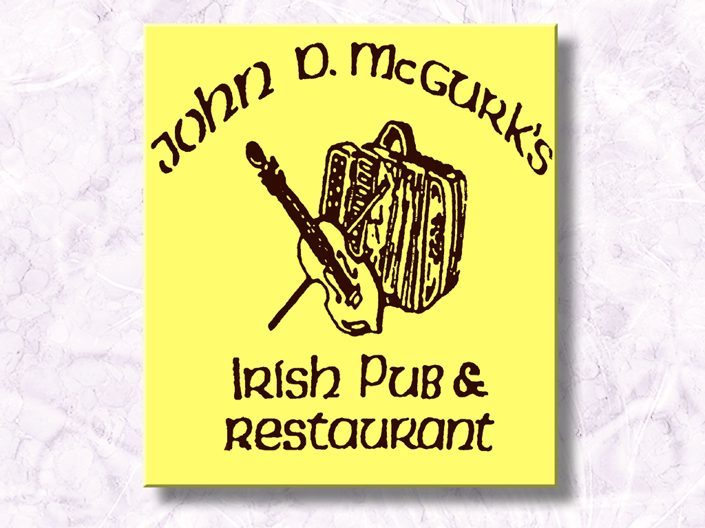 More Menu Art from McGurk's...