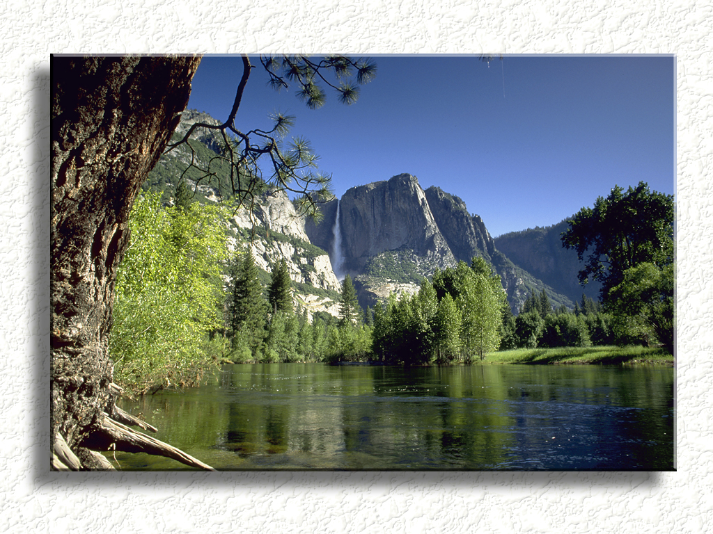 Yosemite Falls and the Merced #1...