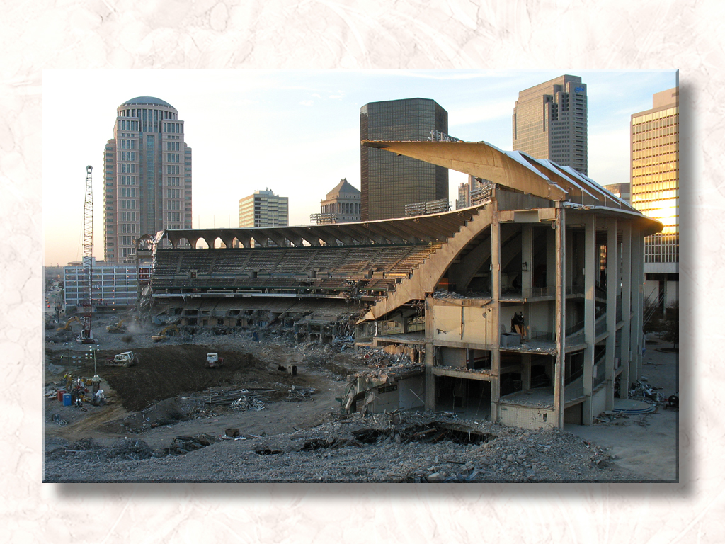 The REAL Busch Stadium Being Shredded...