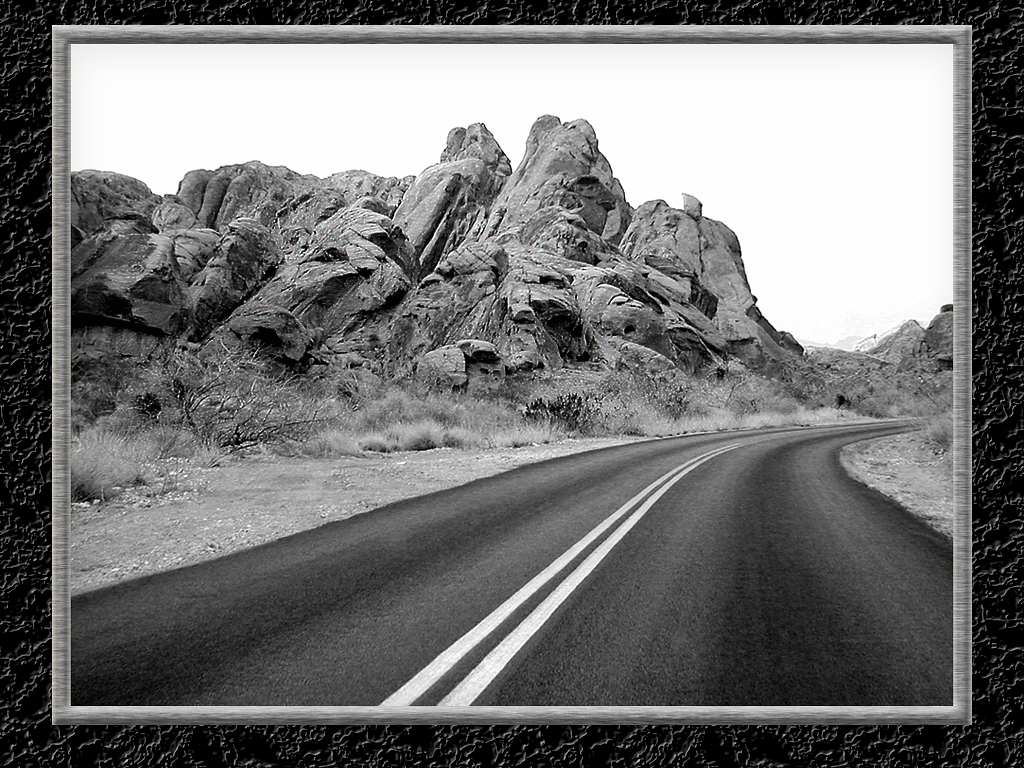 Valley Of Fire #4 in B&W...