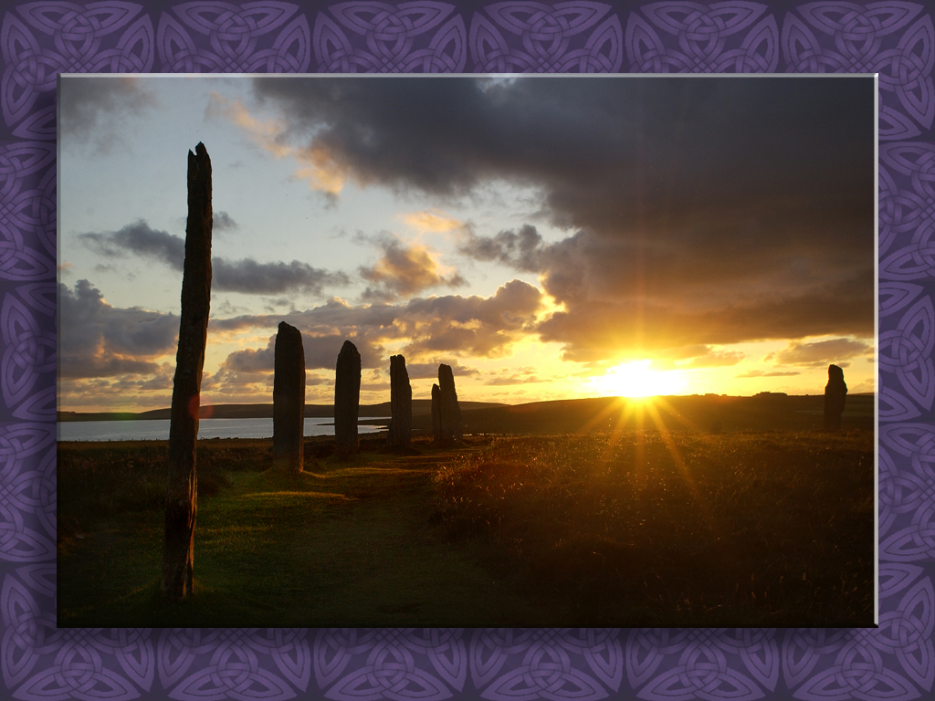 Brodgar At Sunset...