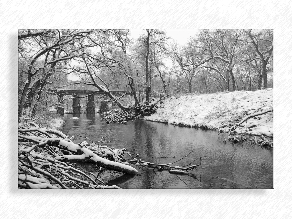 Trestle In the Snow...