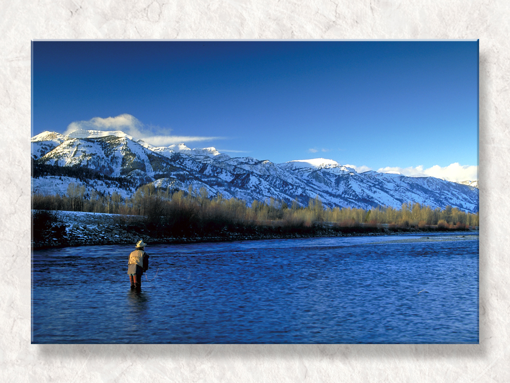 Fishin' the Snake River At Sunset...