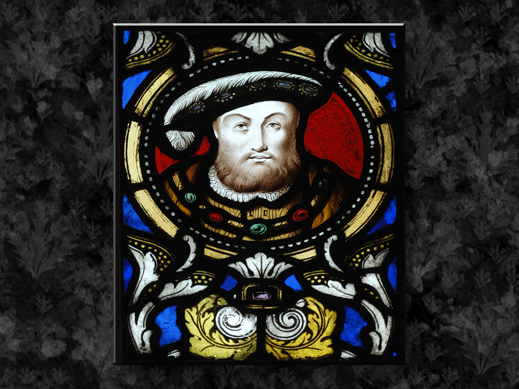 The Good King in Stained Glass...