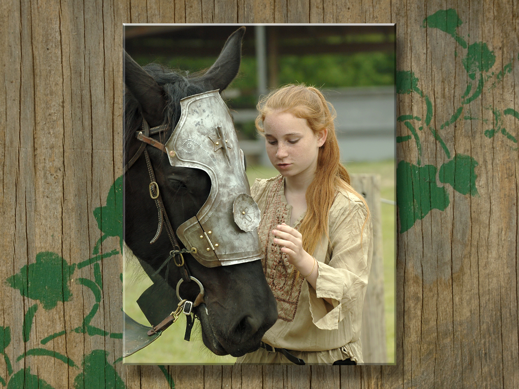 Horse and Squire at Four Winds...