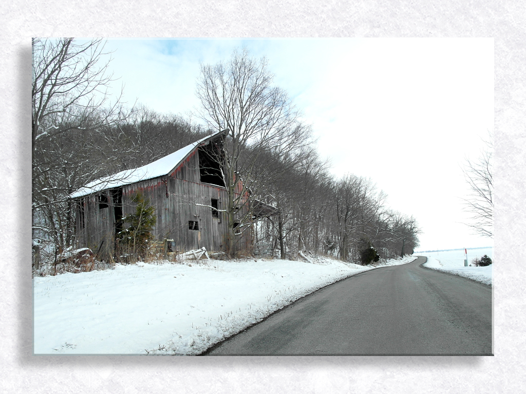 Barn Along the Bluff...