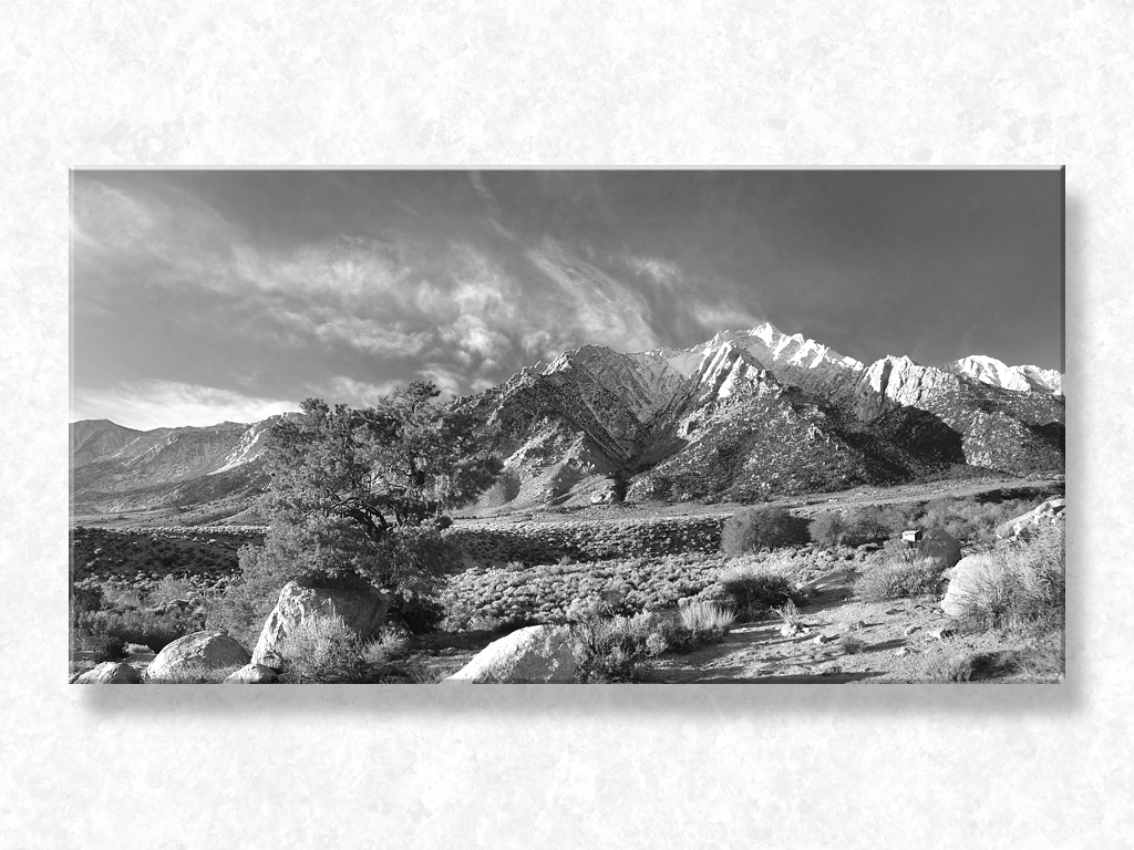 Near Mt. Whitney In B&W...