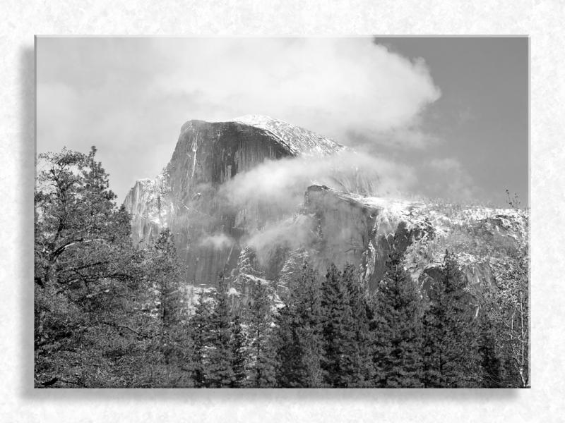 Half Dome and Cloud...