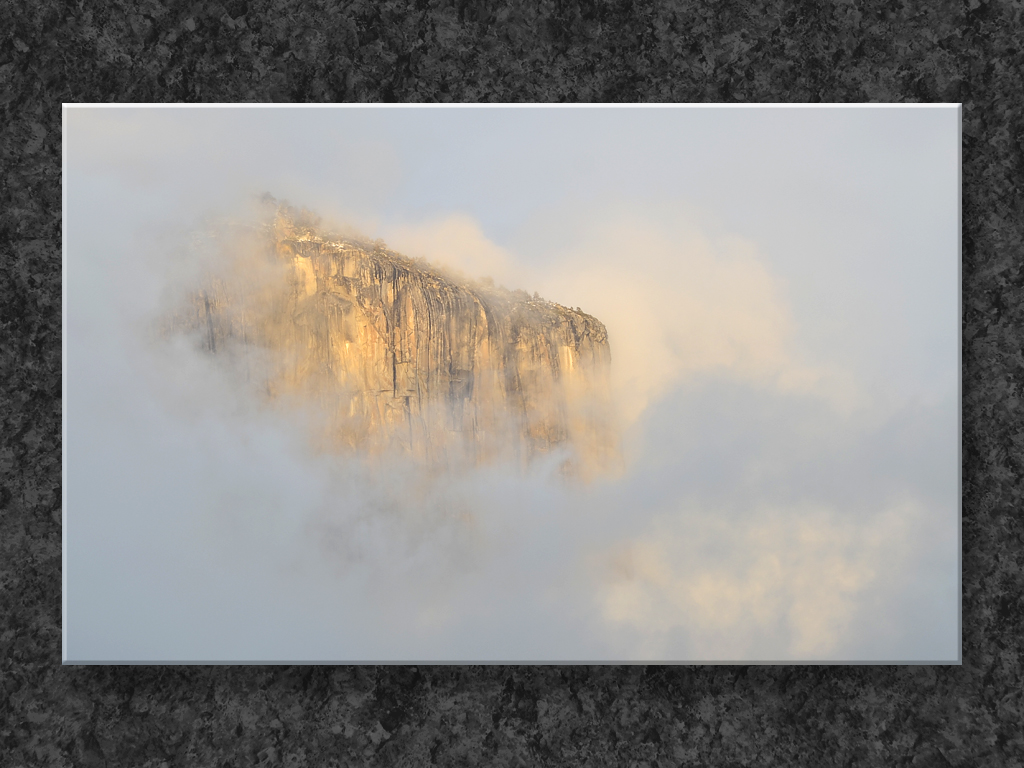 El Capitan Peeks Through...