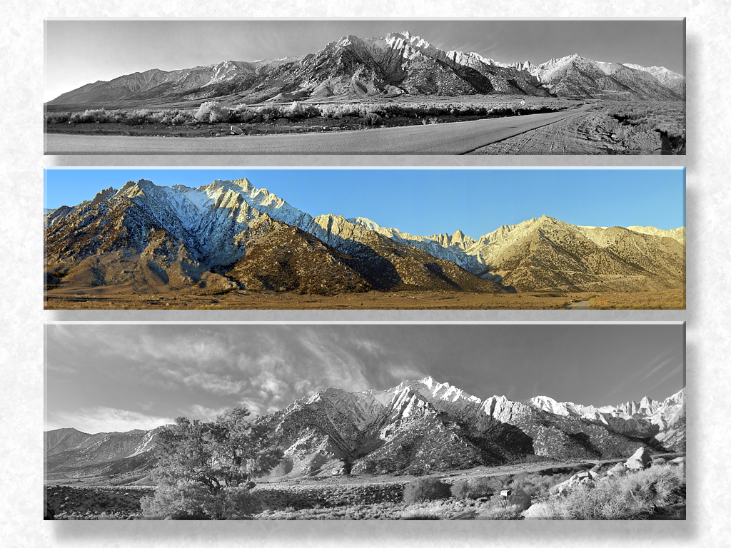 Three Looks Around Mt. Whitney...