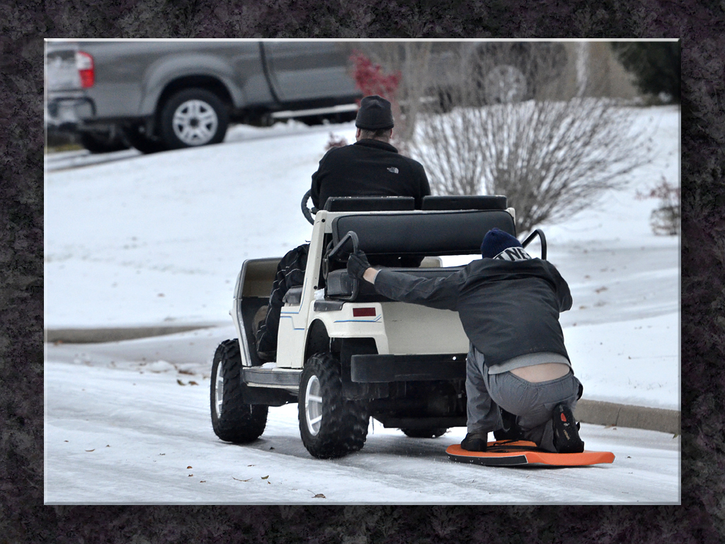 Redneck Snowboard Plumbin'...