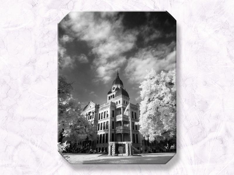 Denton Courthouse in IR...